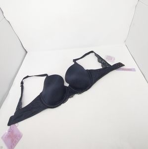 Savage X Fenty Push Up Lace Detail Bra Sz 34D NWT